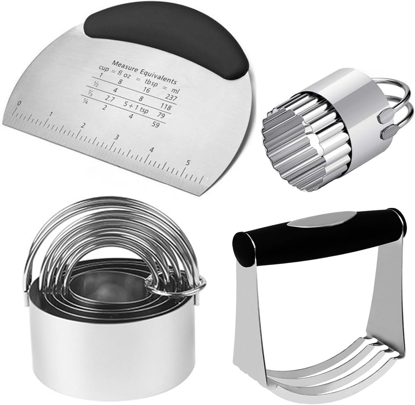 Professional Baking Set - Sturdy Stainless Steel