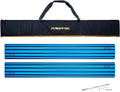 POWERTEC 110ft Track Saw Guide Rail Joining Set - Precise Long Cuts