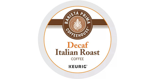 Barista Prima Decaf Italian Roast K Cups for Keurig Brewers