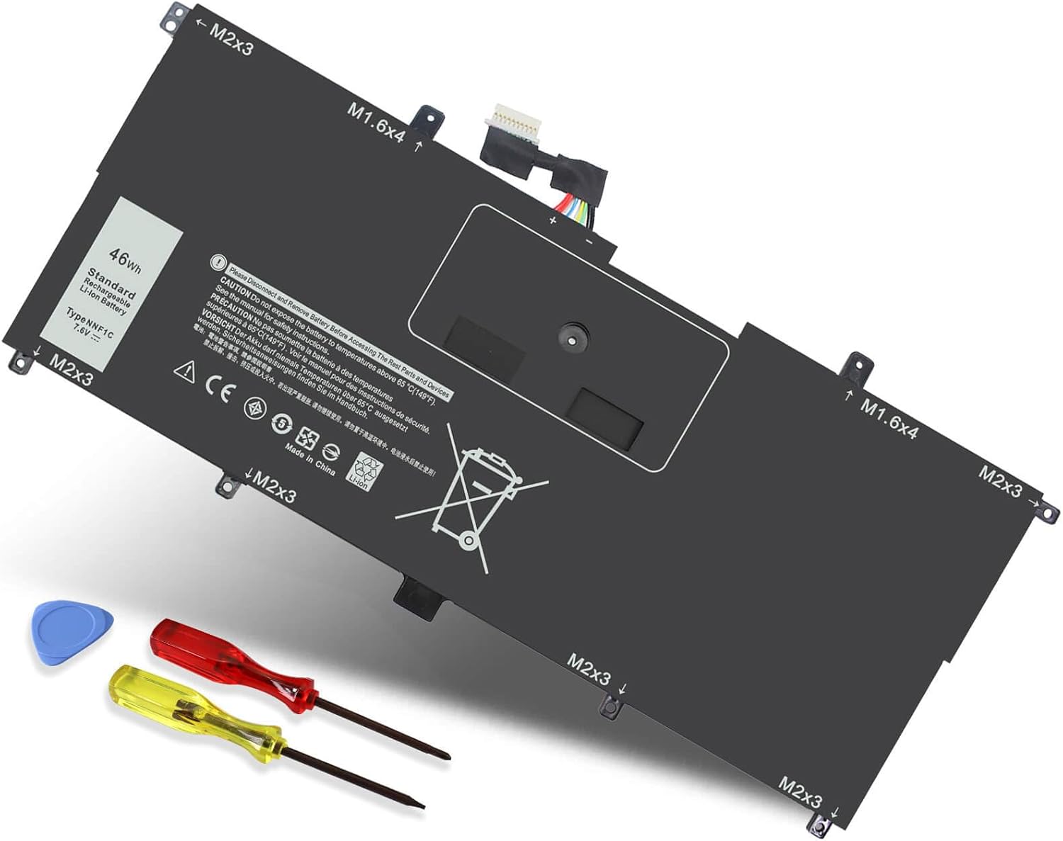 DMKAOLLK NNF1C Laptop Battery for Dell XPS 13 9365 Series