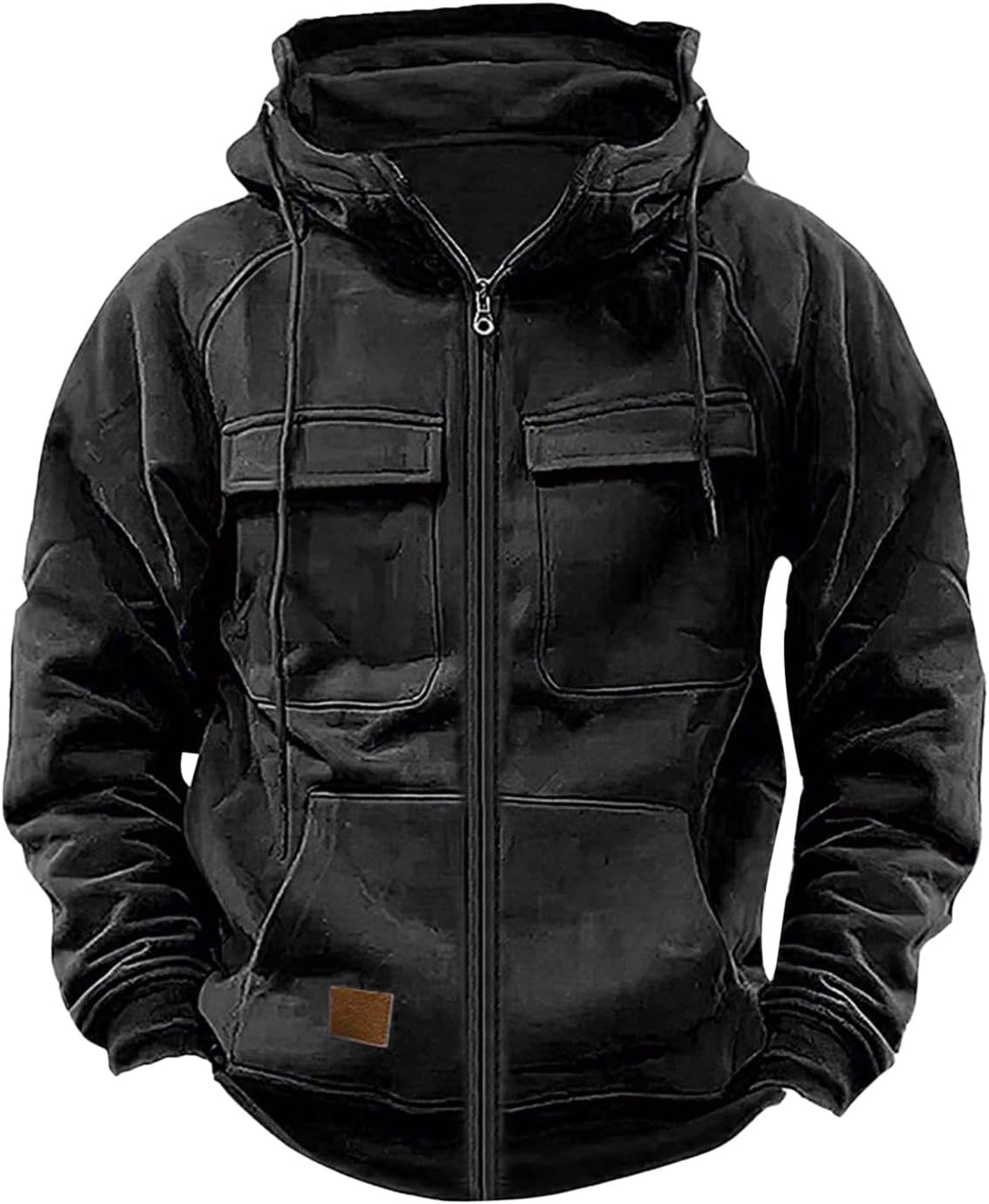 Men's Tactical Full Zip Hoodie: Winter Performance Ready
