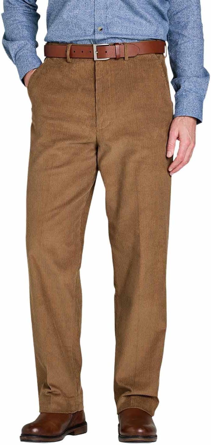 Chums Men's Corduroy Pants with Hidden Extra Stretch Waist