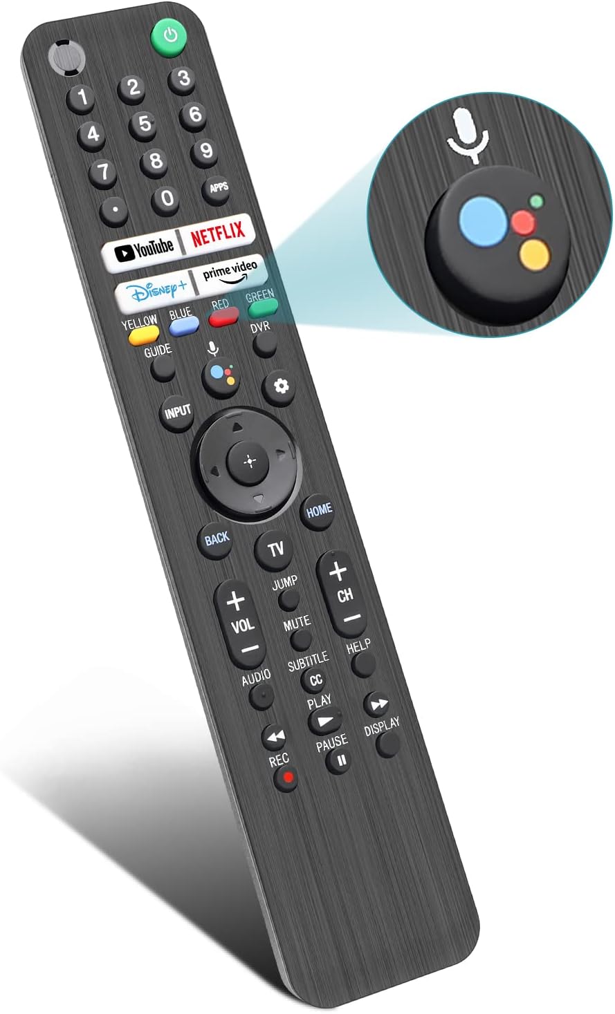 Sony TV Remote: Voice Control, 2019-2024 Models, 1-Year Warranty