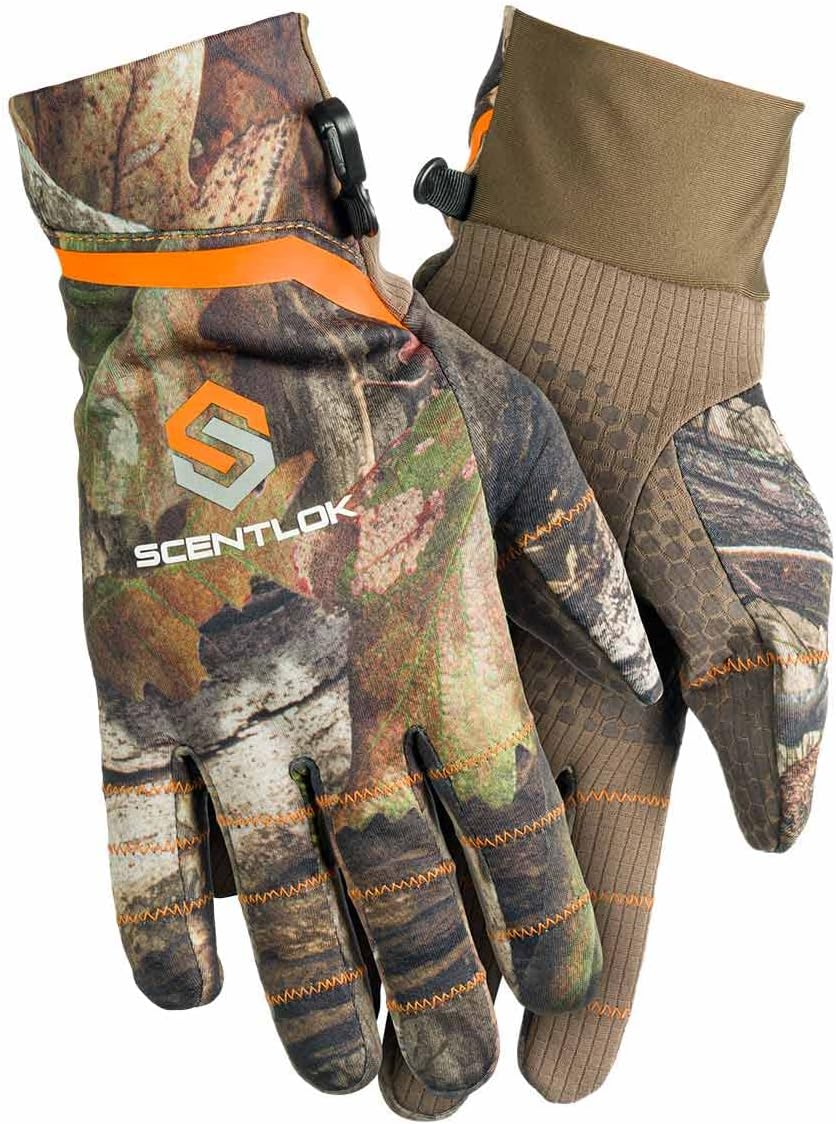 ScentLok Lightweight Camo Customizable Gloves for Hunting Gear