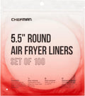 Chefman Disposable Air Fryer Liners 5.5 in Round - Easy Cleanup