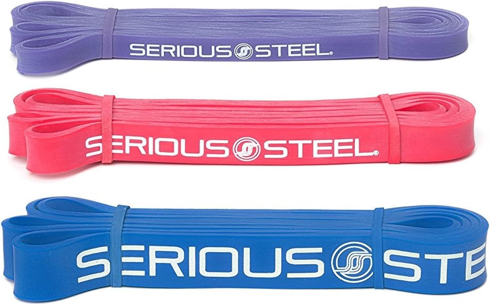 Serious Steel 41in Assisted Pull-up Band Set for Training