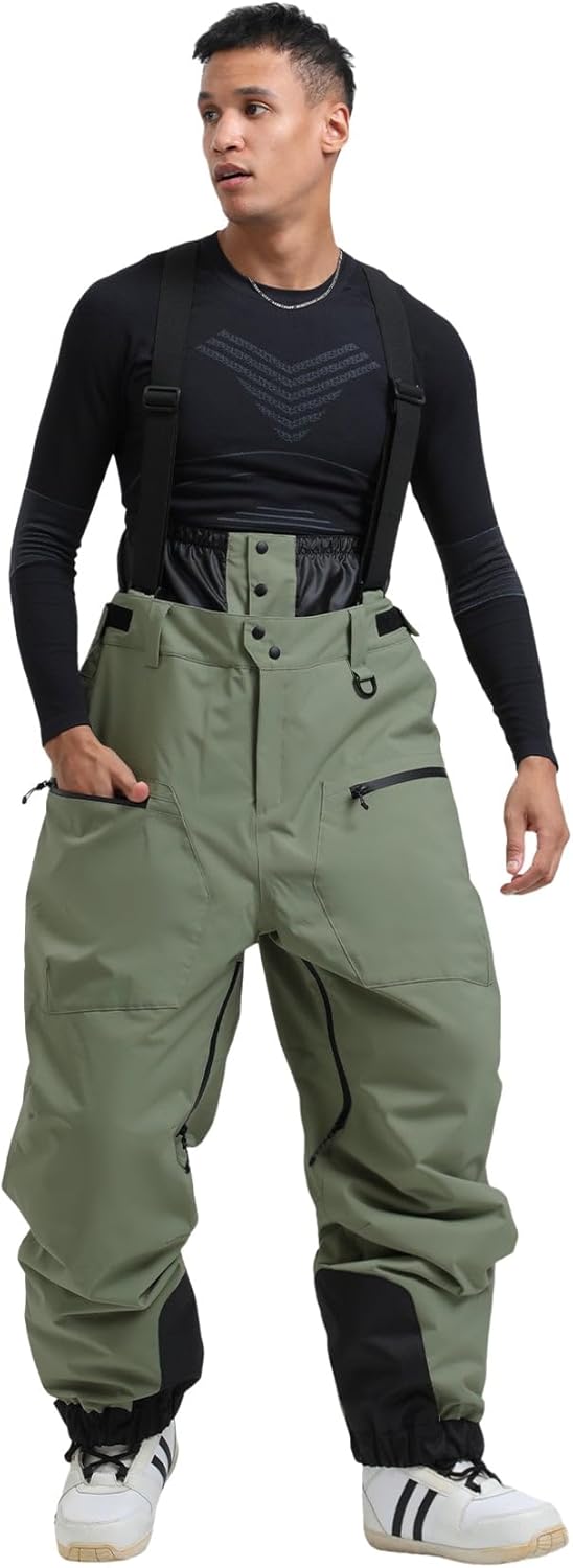 IMPHUT Insulated Snow Bibs: Stay Warm & Dry