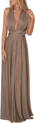 Women Transformer Evening Long Prom Dress Multi-Way Wrap - High