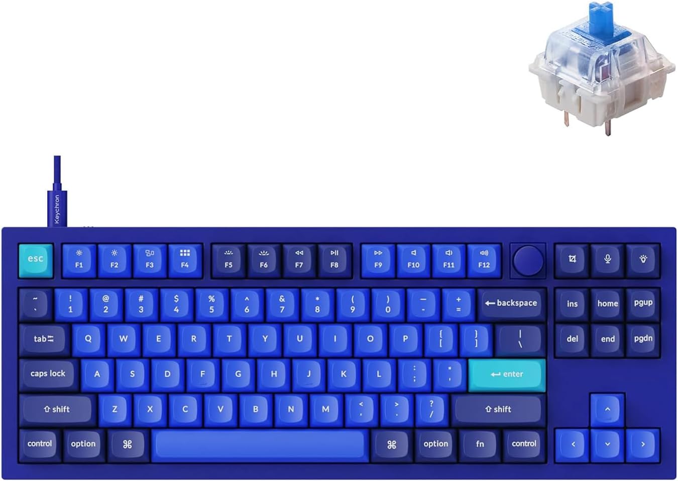 Keychron Q3 Wired Custom Mechanical Keyboard for Ultimate Typing