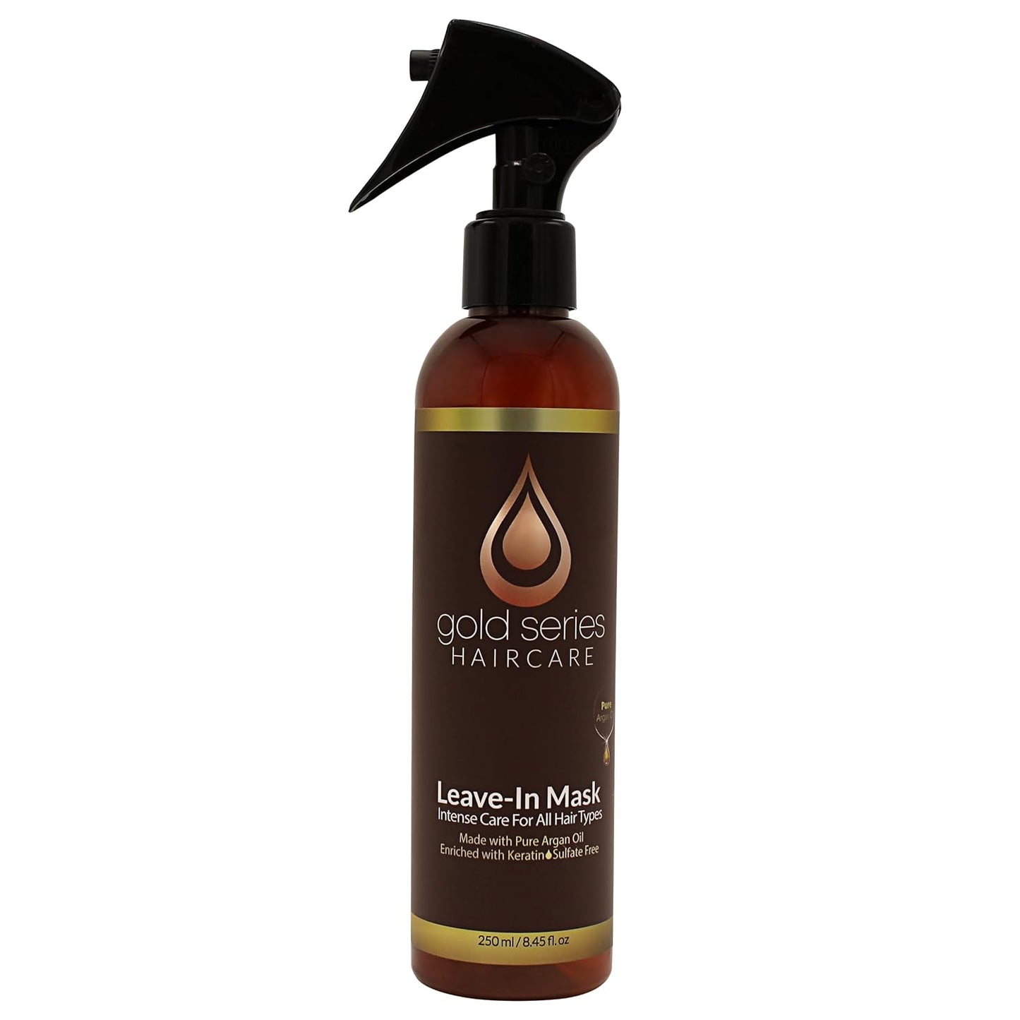 Gold Series Leave-In Hair Mask for Curly Frizzy or Damaged Hair