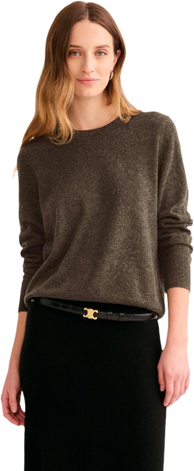 NAADAM Womens Original Cashmere Crewneck Sweater Under $100
