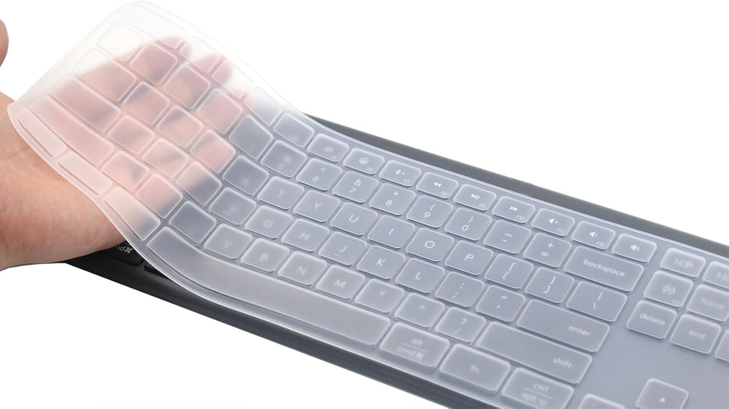 Clear Silicone Skin for Logitech Keyboards - Protects & Preserves