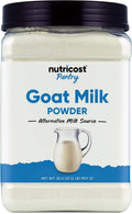 Nutricost Goat Milk Powder 2 LB Unflavored - Creamy, Easy Mixing
