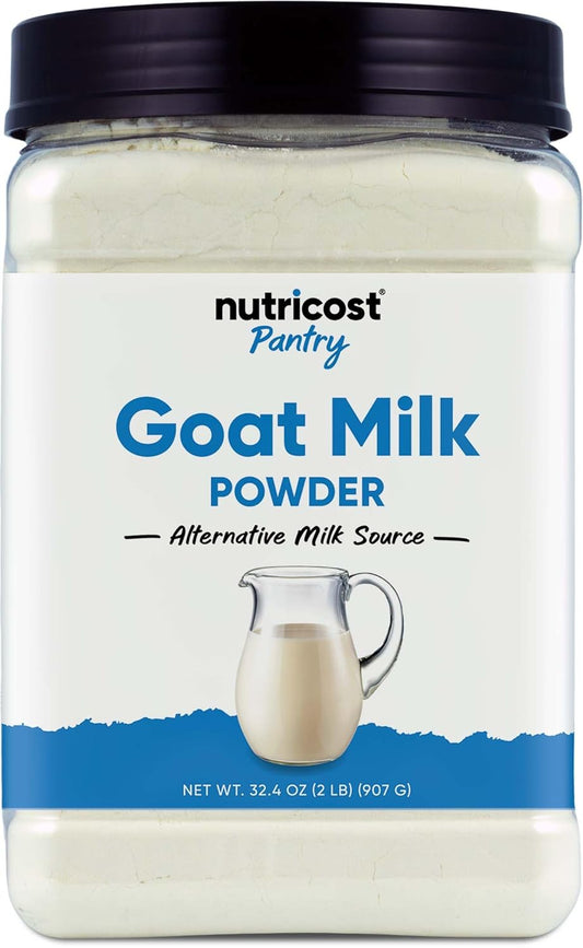Nutricost Goat Milk Powder 2 LB Unflavored - Gluten-Free Option