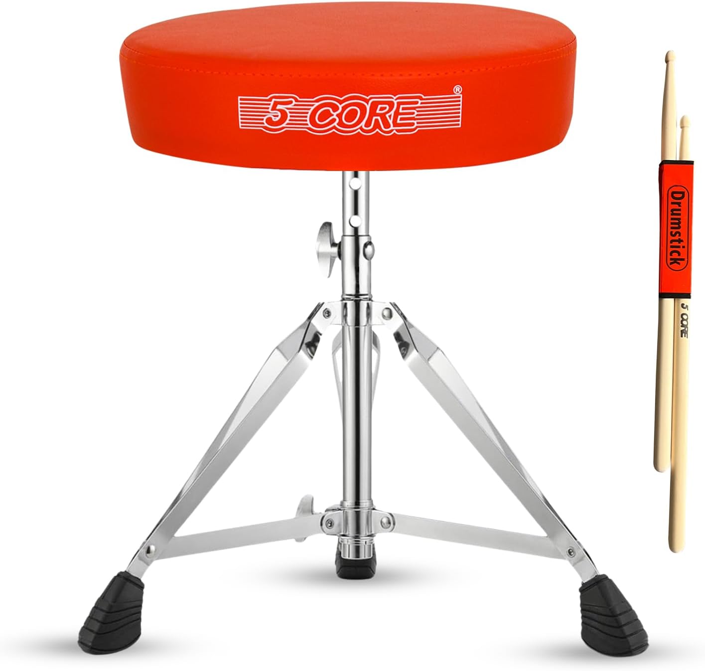 5 CORE Drum Throne Comfortable Height Adjustable Musician Seat