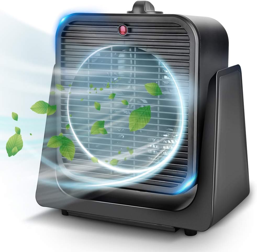 TRUSTECH Portable 2-in-1 Fan Heater - 45 Adjustable Angles