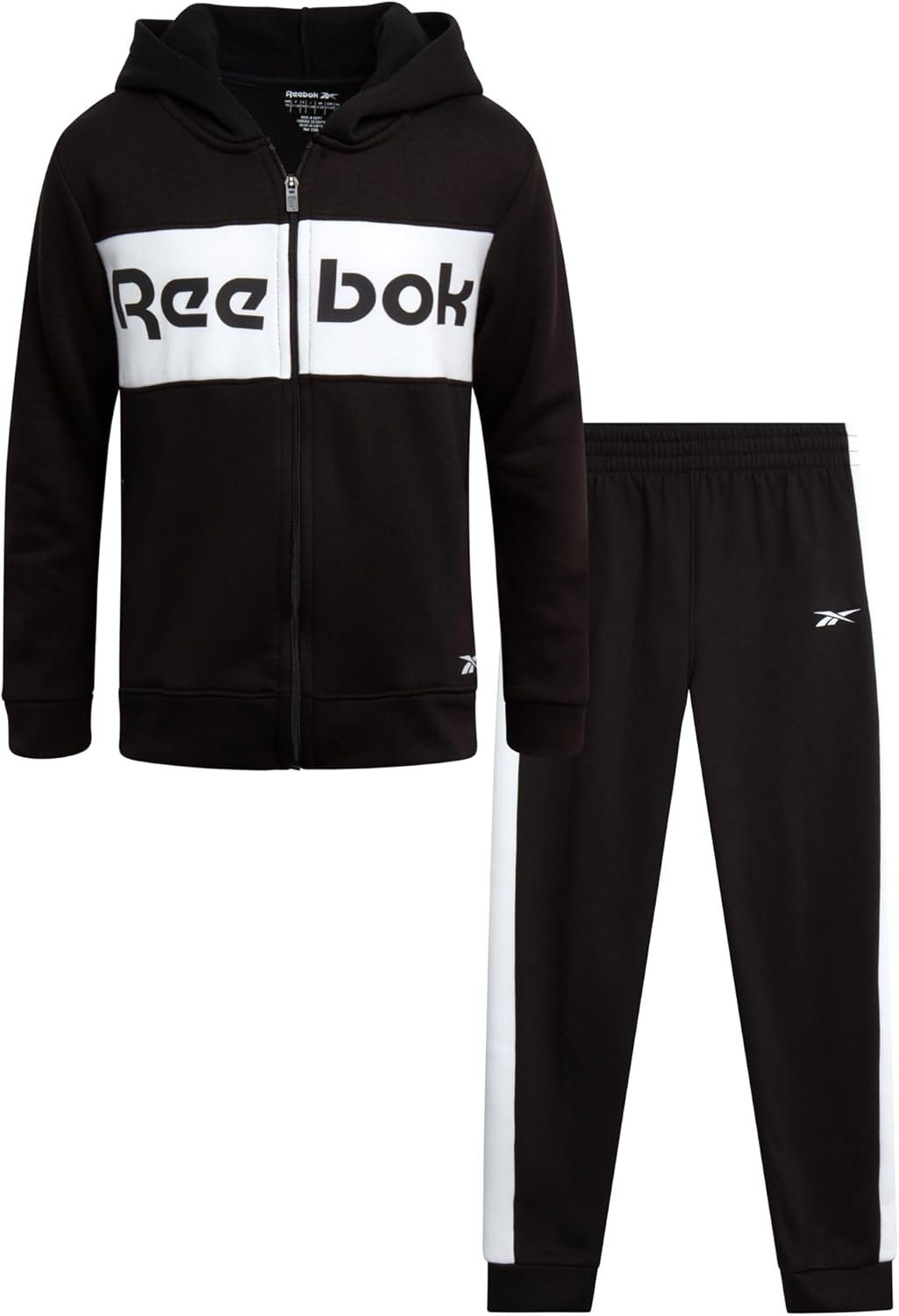 Reebok Boys Sweatpants Set - Stylish Athletic Fleece Outfit