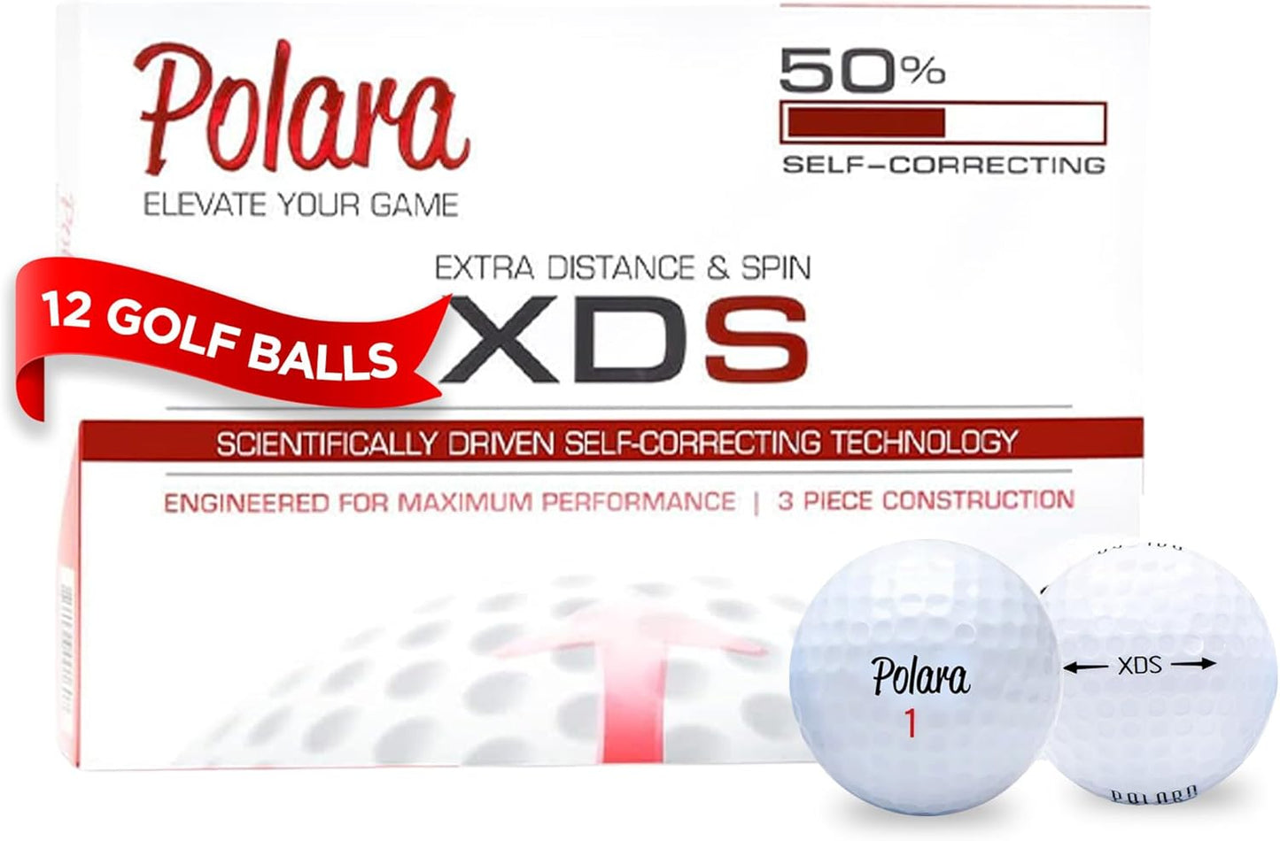 Polara Golf Self-Correcting Balls for Slices and Hooks