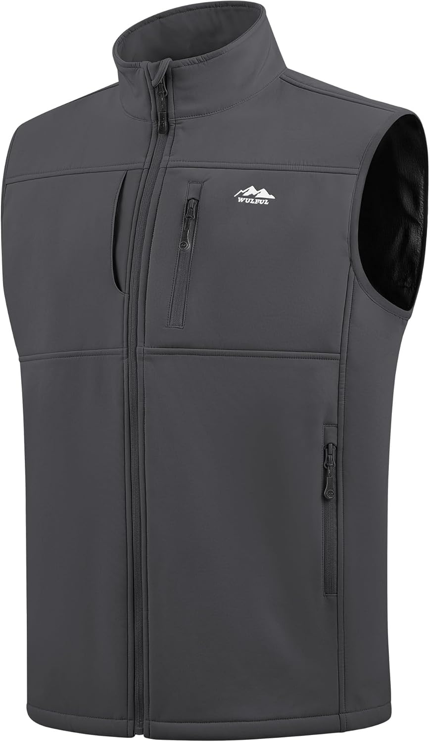 WULFUL Men's Windproof Lightweight Golf Vest for Outdoor Sports