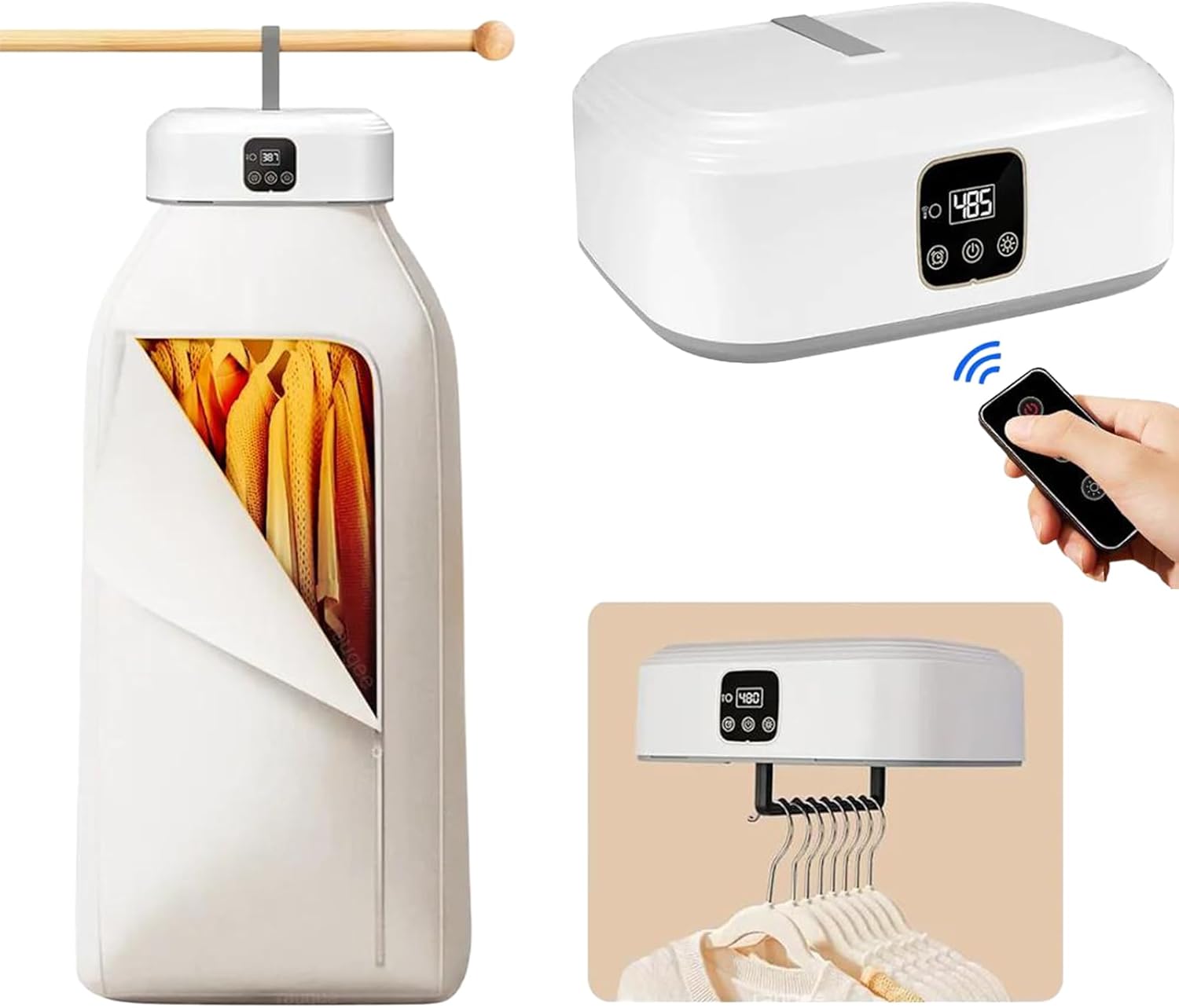 Remote Control Portable Dryer for Small Spaces