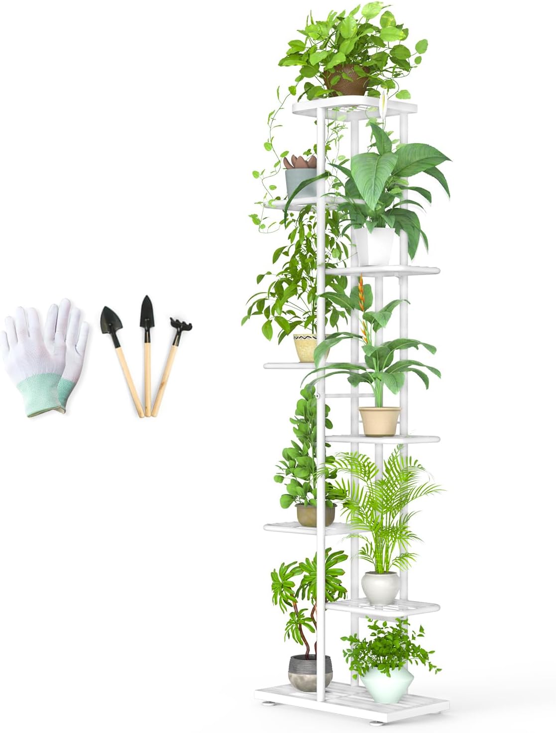 Corner Plant Stand Indoor 8 Tier Organizer for Potted Plants