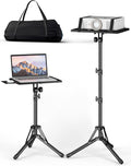 Projector Stand Tripod Adjustable Height 26 to 56 in - Portable Laptop