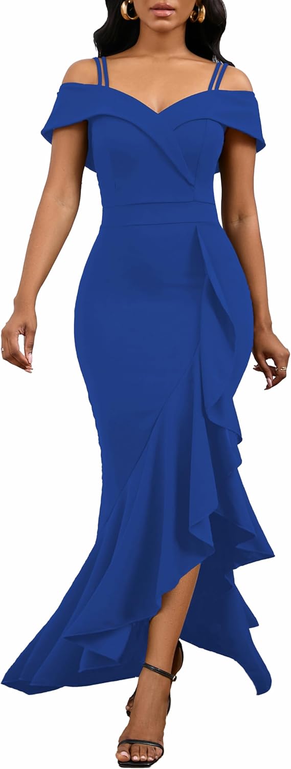 Elegant One Shoulder Sleeveless Bodycon Dress for Parties 60ft