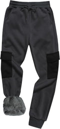 Men's Winter Thermal Fleece Sweatpants for Cozy Warmth
