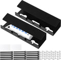 Under Desk Cable Management Tray 2 Pack - No Drill Self Adhesive