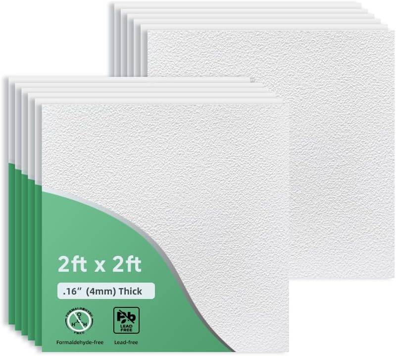 2ft x 2ft Printed Pro Ceiling Tiles - Waterproof PVC Panels