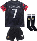 Pitch and Trek Ronaldo Madrid #7 Special Dragon Kids Soccer Jersey Set