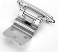 3/8 Inset Satin Nickel Cabinet Hinges for Kitchen & Bathroom