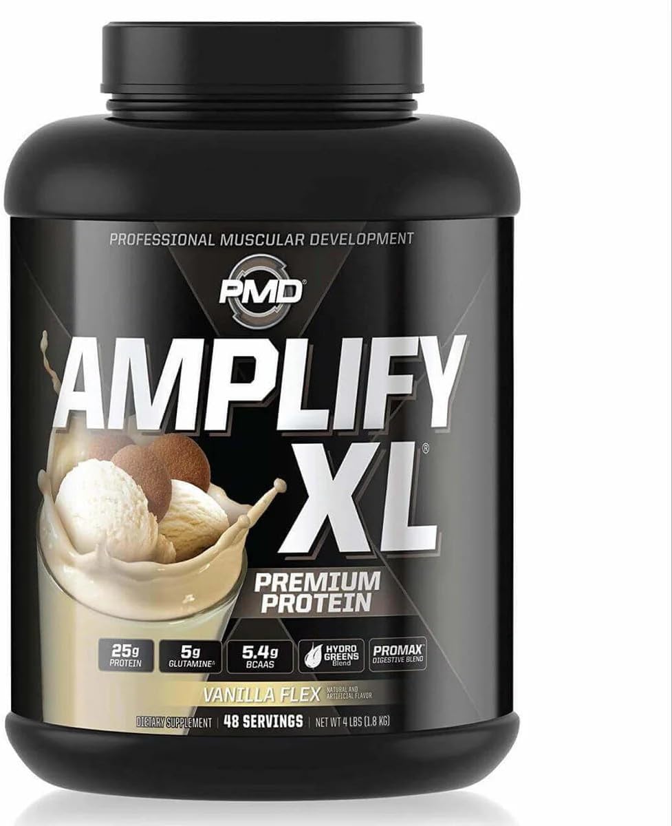 PMD Sports Amplify XL Protein Supplement for Muscle Recovery