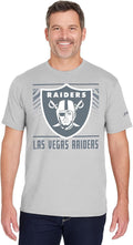 Zubaz NFL Men's Team Graphic T-Shirt - Bold Team Pride wash