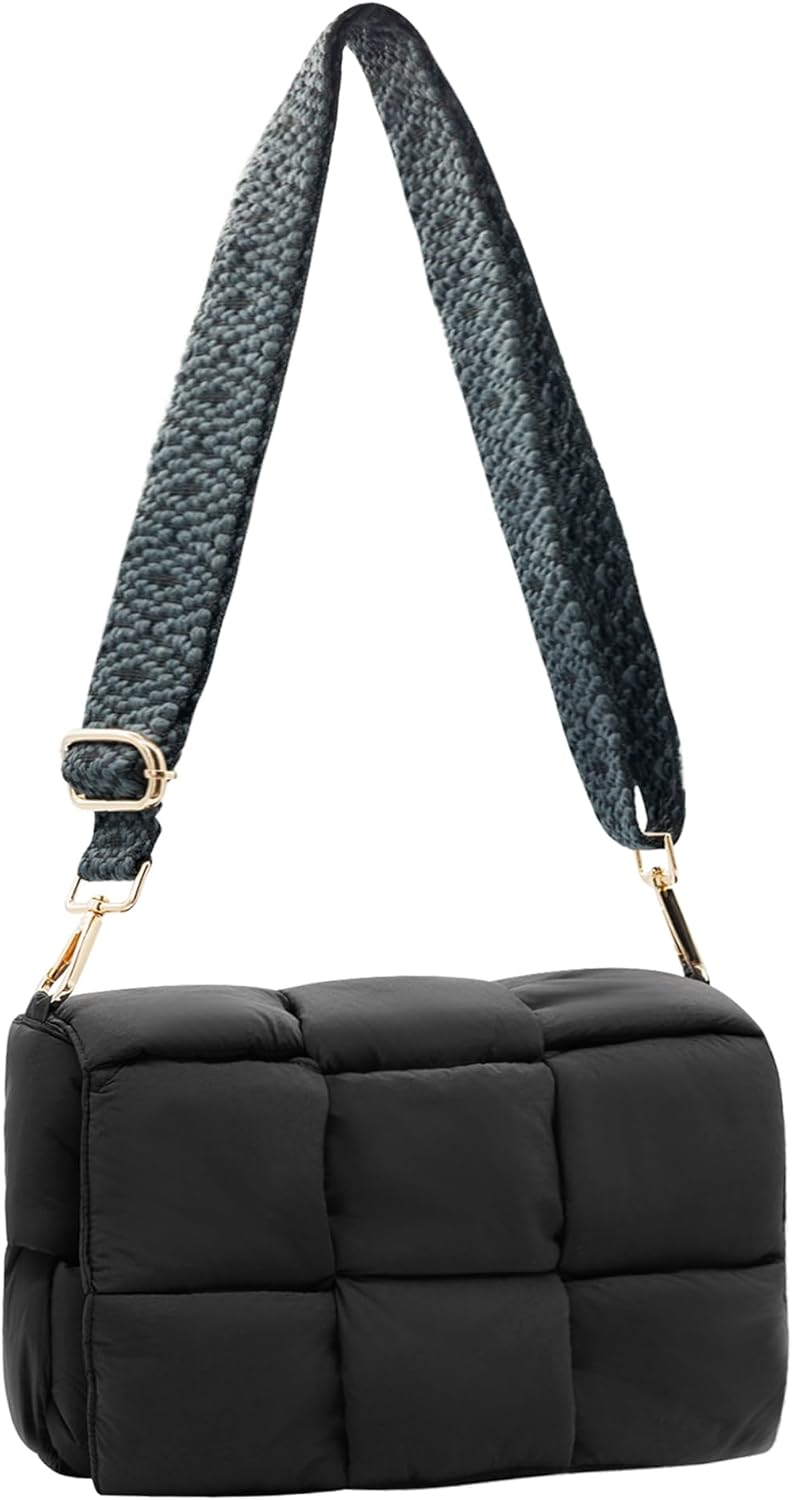 Lightweight Small Puffer Handbag for Women - Stylish & Versatile