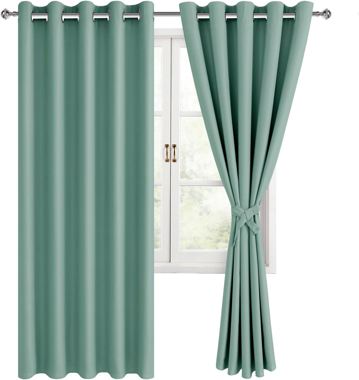 Hiasan Blackout Curtains for Bedroom - Thermal Insulated Panels