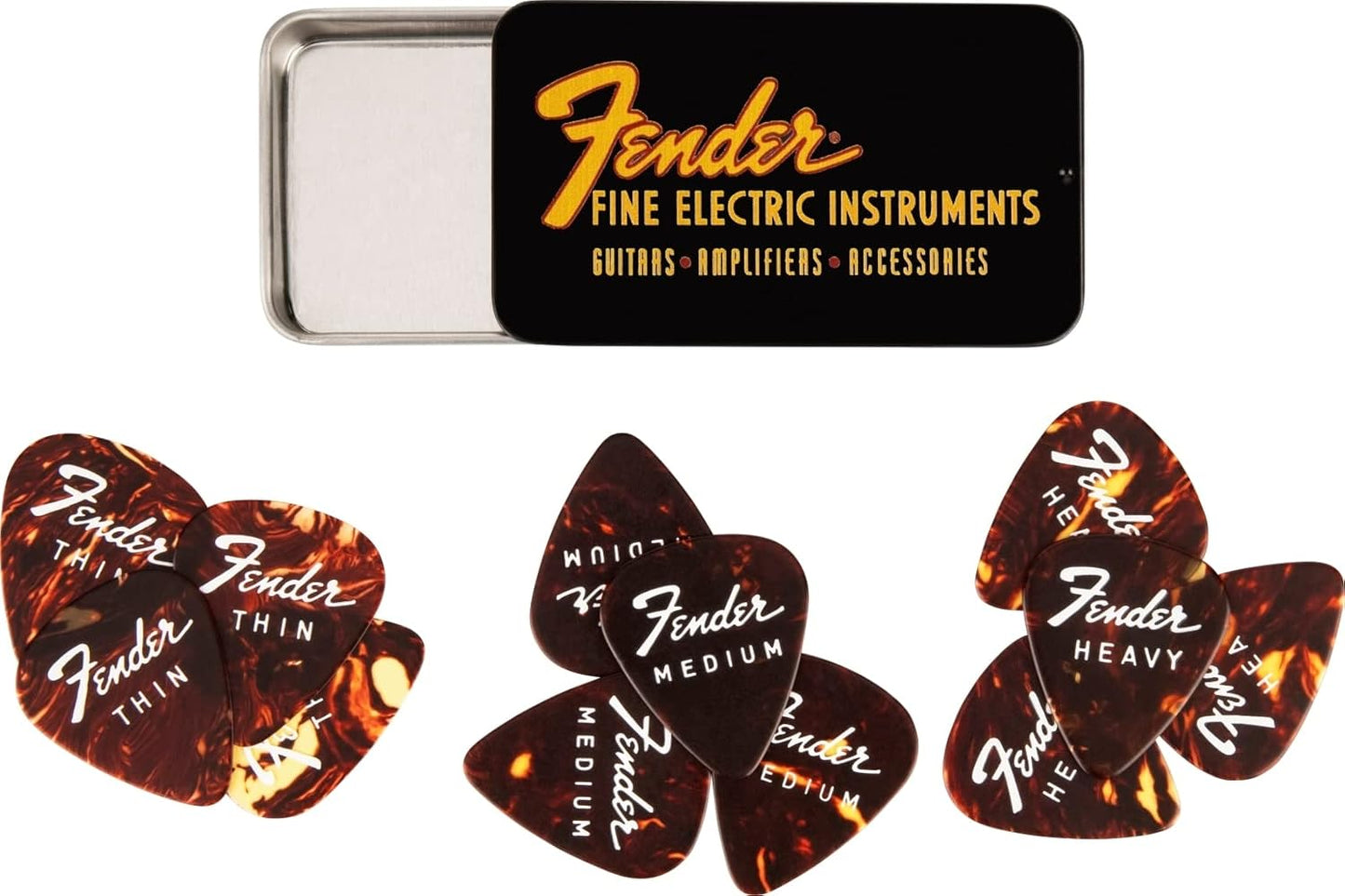 Fender Fine Electric Tin Guitar Picks - Precision Playability!