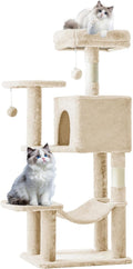 Sweetcrispy 44 in Cat Tree Tower - Multi-Cat Play & Rest