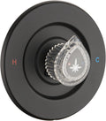 Replacement Moen Fit Chateau Valve Shower Faucet Trim Kit Matte Black