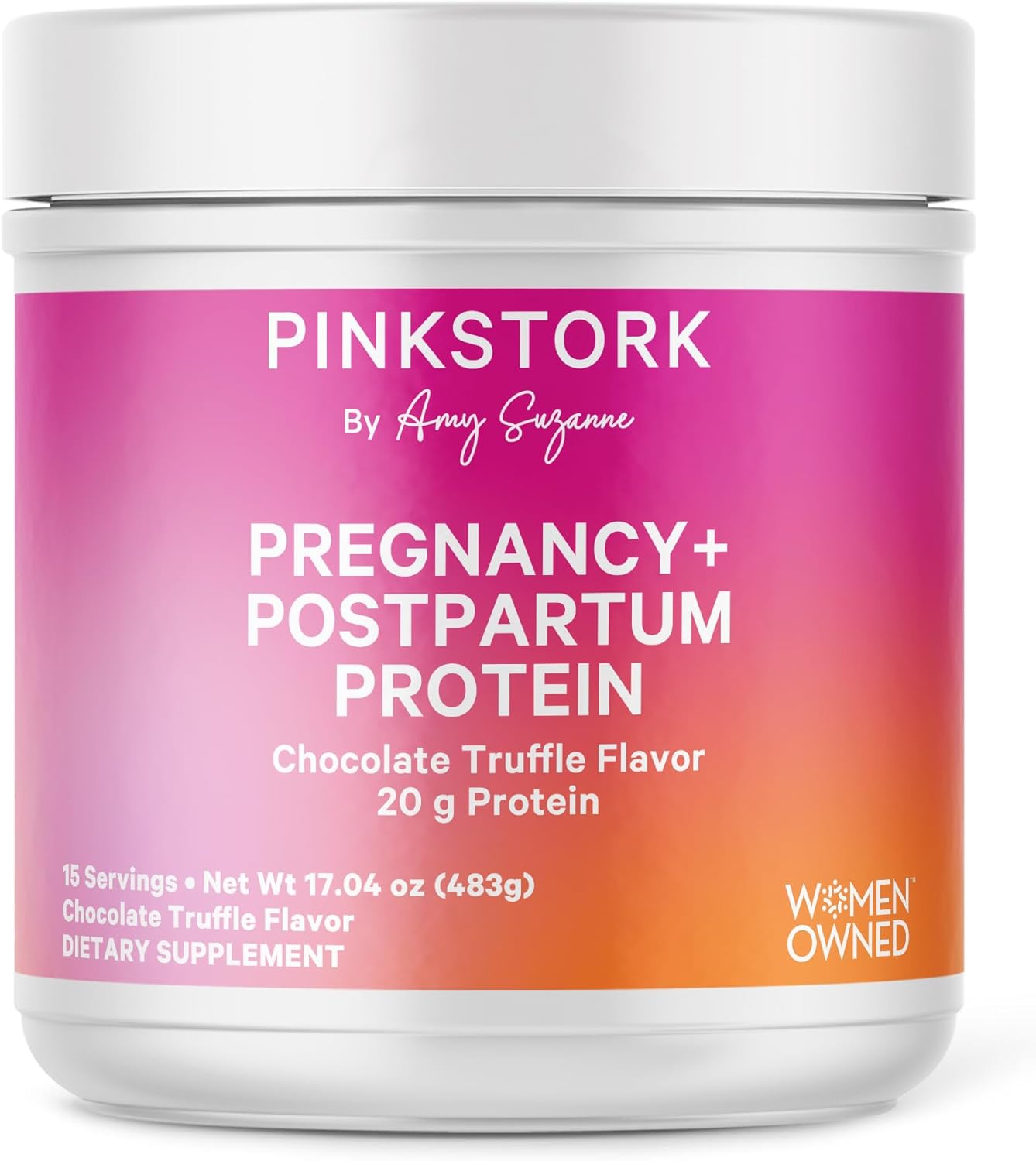 Pink Stork Pregnancy Protein Powder for Moms - 20g Whey & Collagen