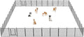 Dog Playpen 32 in 40 Panels Indoor Outdoor Dog Pen - Portable Pet