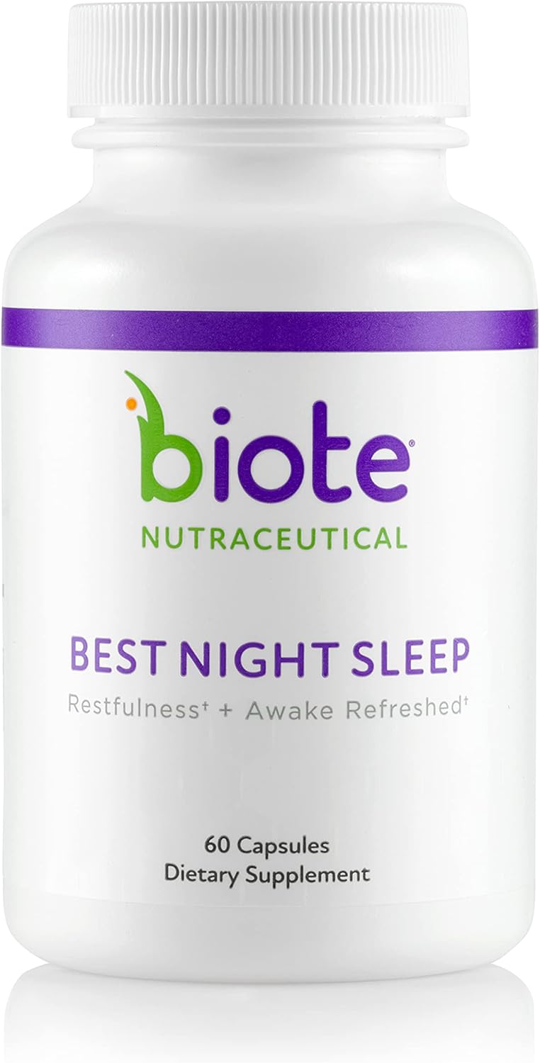 Biote Nutraceuticals Best Night Sleep Capsules for Restfulness