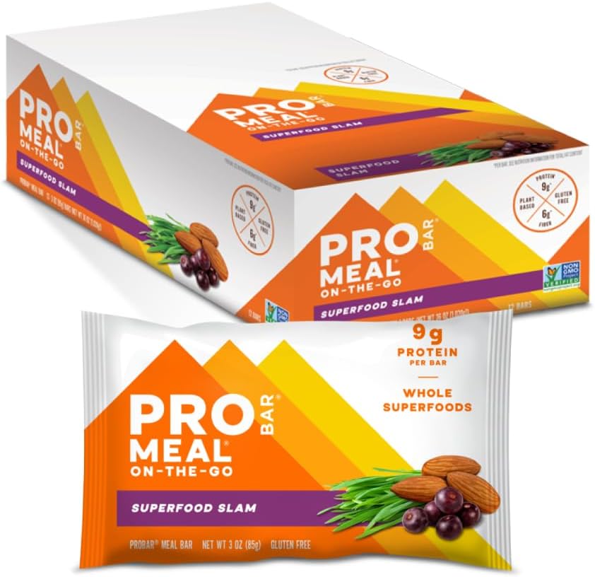 PROBAR Meal Bar Superfood Slam Non-GMO Gluten-Free Energy Snack