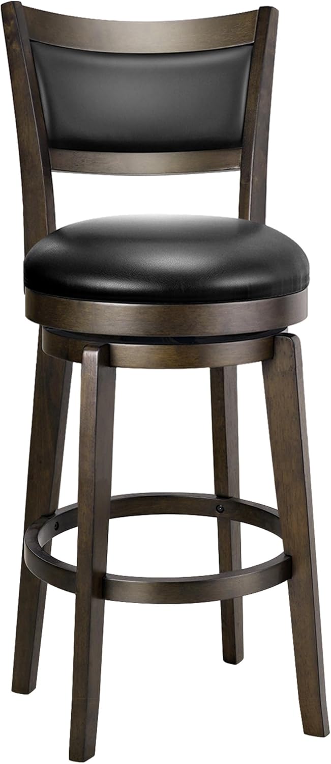 PrimeZone 26 Inch Counter Height Swivel Bar Stools for Kitchen