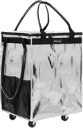 Reusable Grocery Bag on Wheels for Easy Shopping and Travel