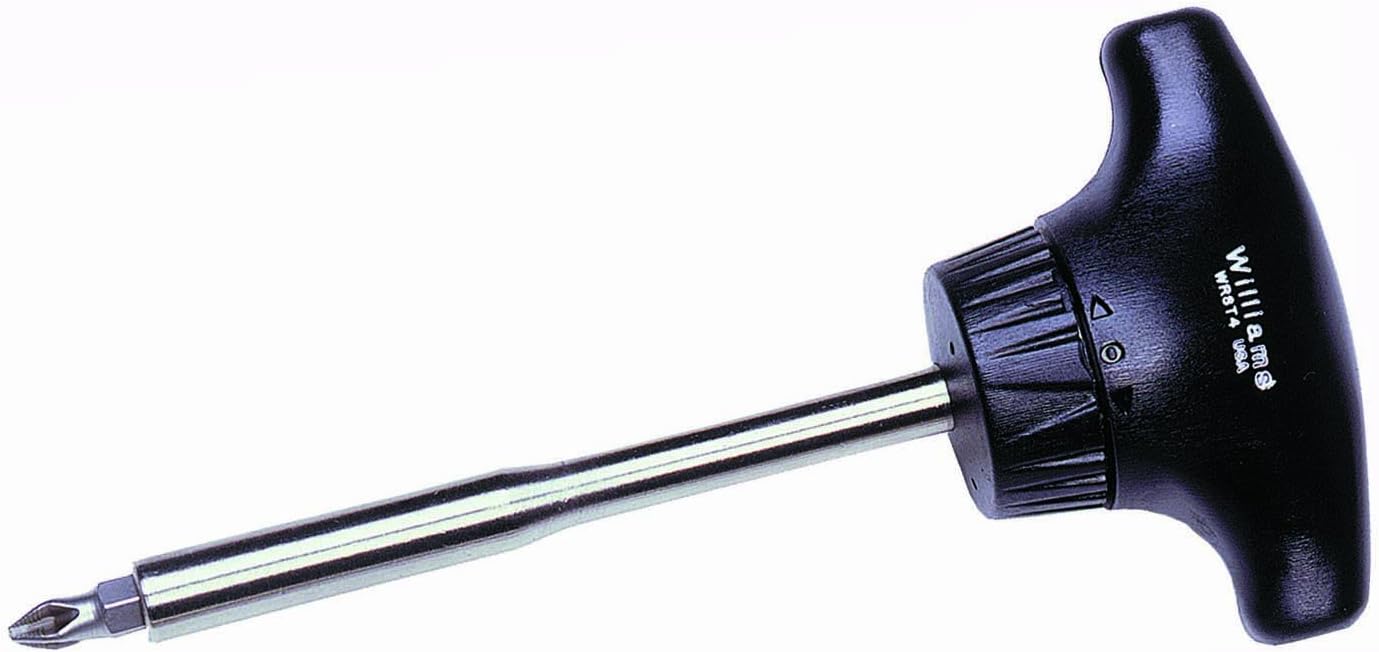 Williams WRST4 Ratcheting Screwdriver with Comfort Grip T-Handle