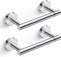Toilet Paper Holder Wall Mount Pivoting Double Post - Rustproof Chrome