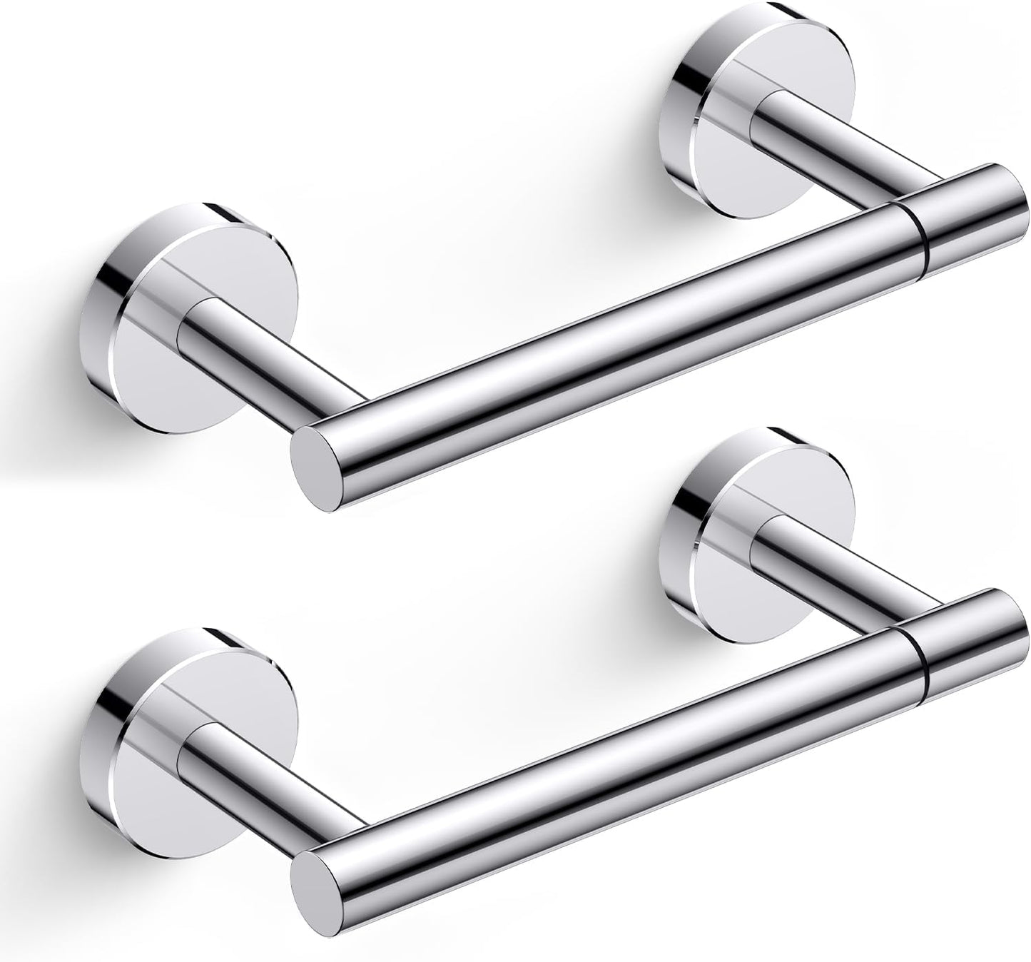 FORIOUS Toilet Paper Holder Wall Mount - Rustproof Double Post Design