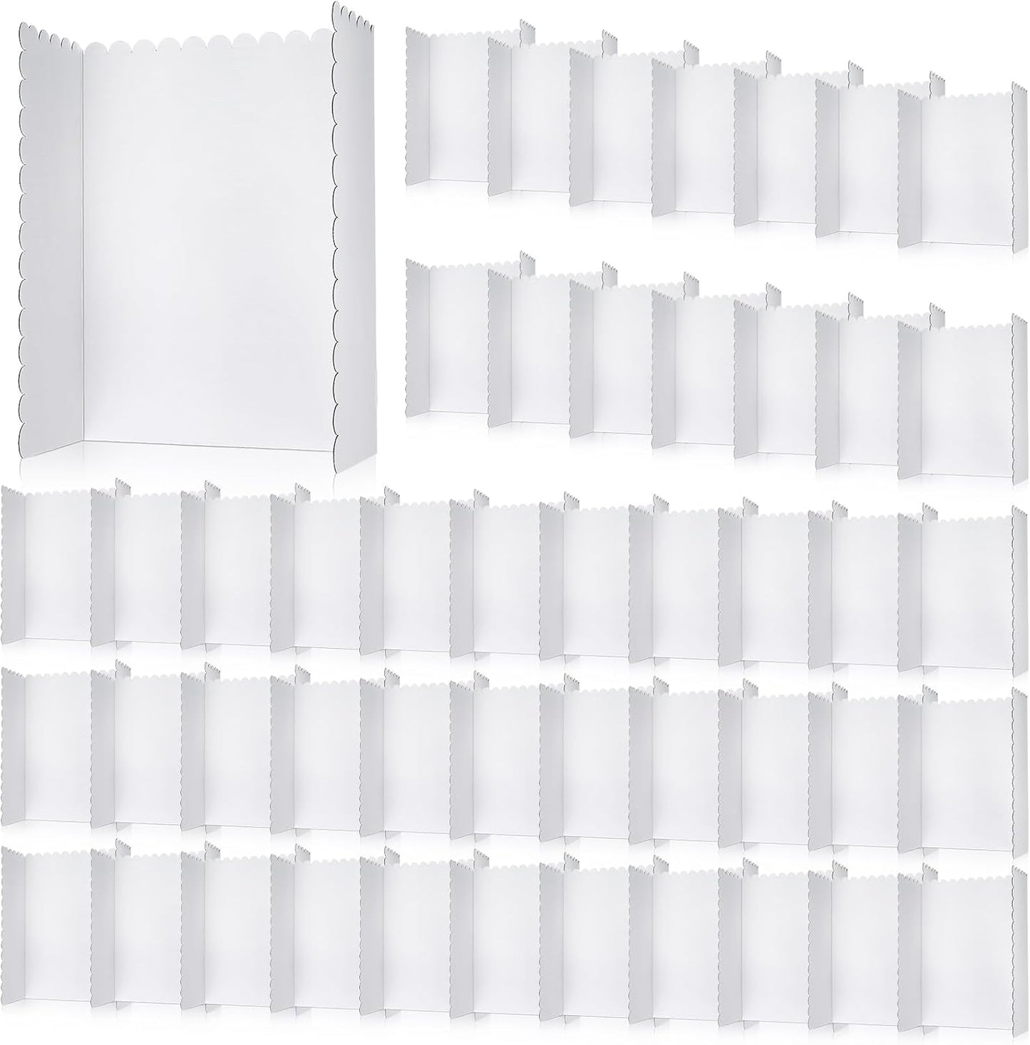 48 Pcs Trifold Poster Display Boards for School Projects and More