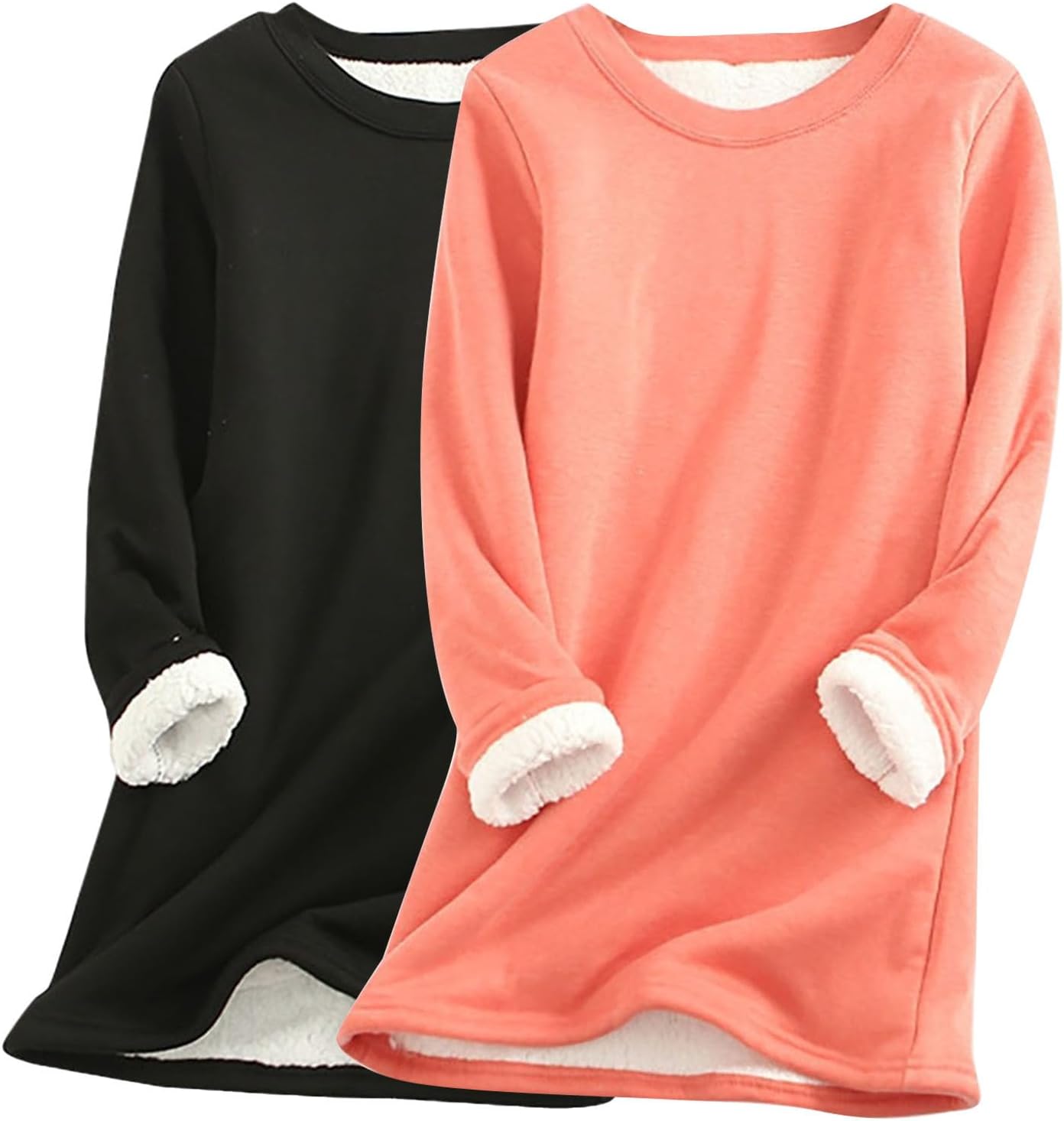Cozy Sherpa-Lined Sweatshirts by Cethrio